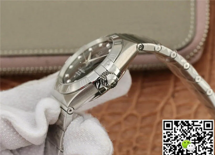 Omega Constellation 123.10.38.21.51.001 VS Factory 1:1 Best Edition Replica Watch Diamond-set Dial